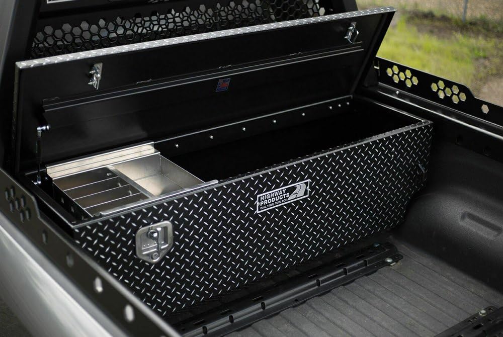 5TH Wheel Box Notched with Leopard Base/Leopard LID 61X19.5X20 W