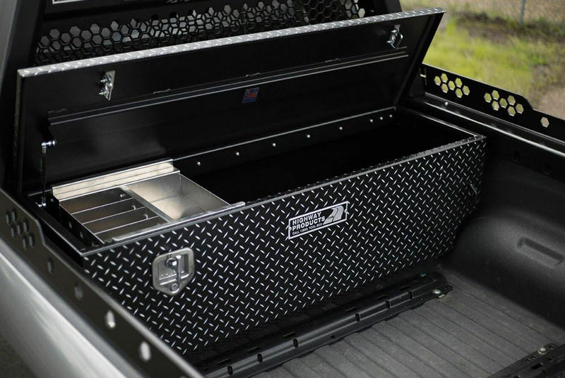 5TH Wheel Box Notched with Leopard Base/Leopard LID 61X19.5X20 W