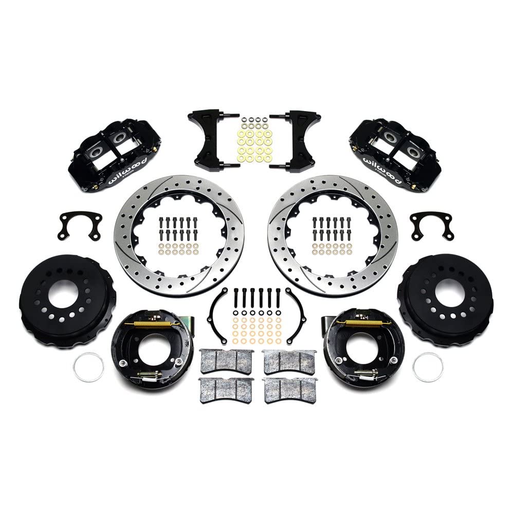 Rear P-Brk Kit, FNSL4R, 12.88", Drilled