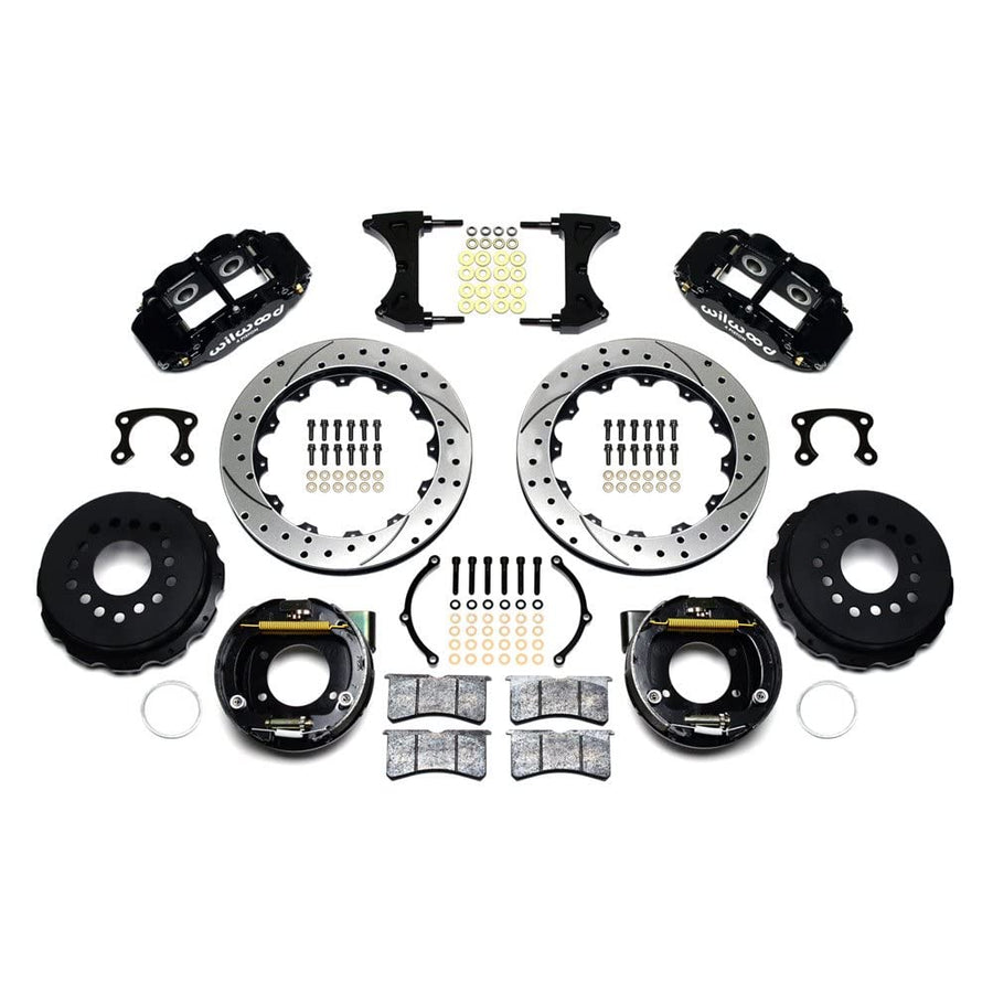 Rear P-Brk Kit, FNSL4R, 12.88", Drilled
