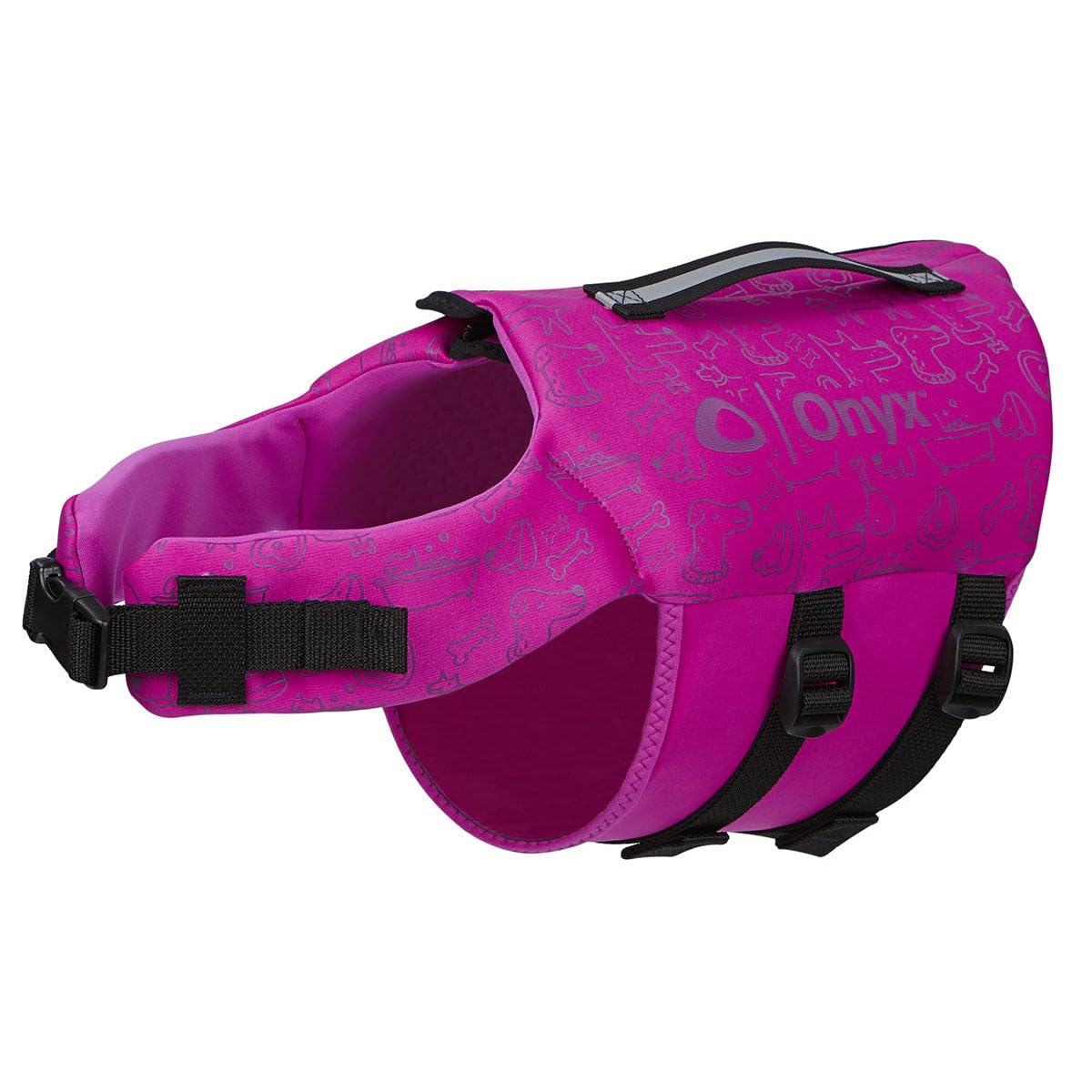 Neoprene ONYX Dog Life Vest, Purple, X-Small