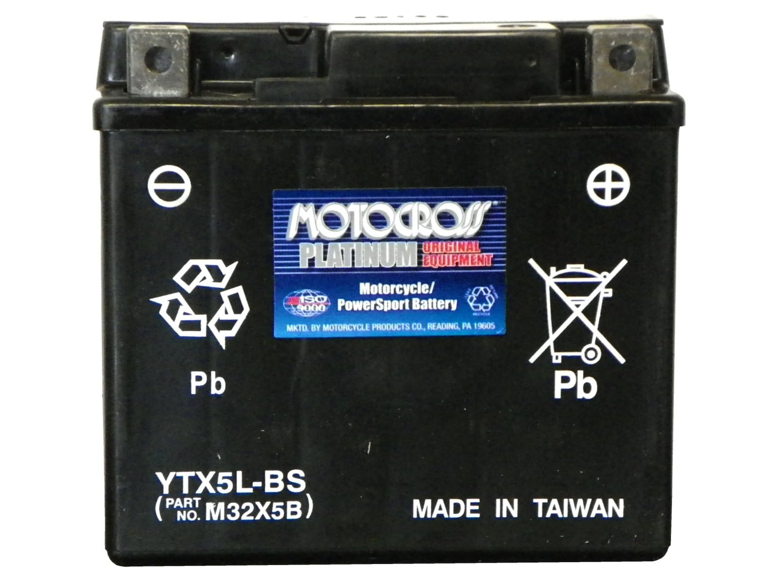 YTX5L-BS Yuasa YUAM32X5B Maintenance Free AGM Battery with Acid pack