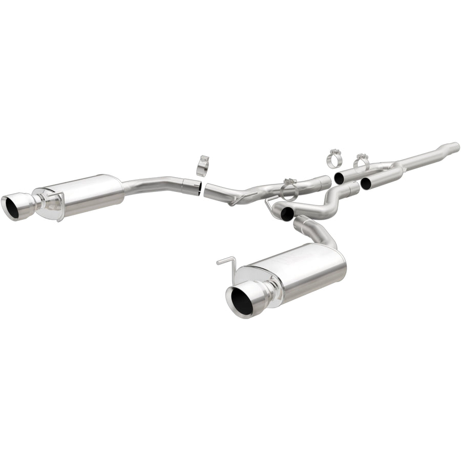 MagnaFlow Exhaust Performance System 19097: Cat-Back, Street Series, Compatible with 2015-2023 Ford Mustang, Dual Split Rear Exit Style