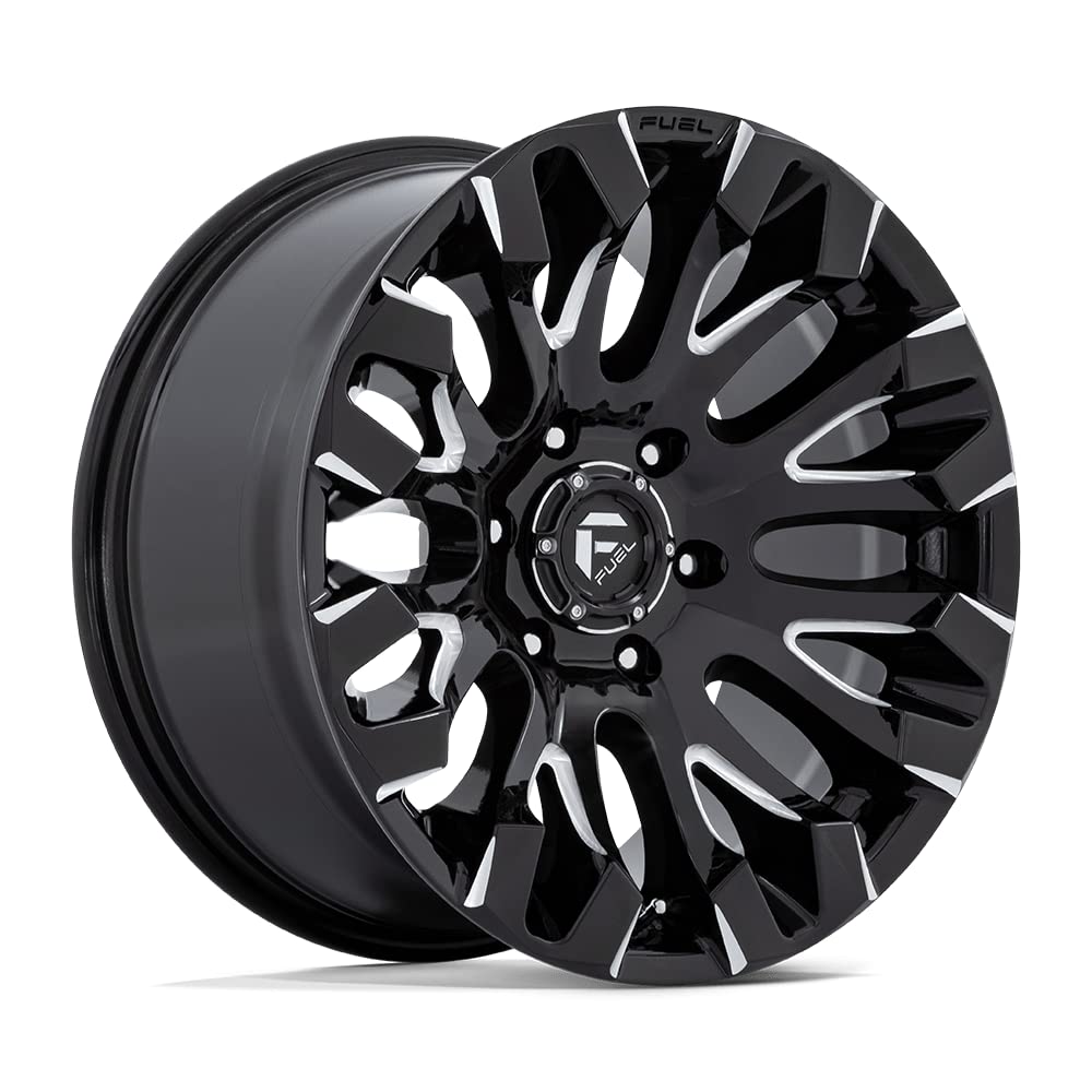 D828 QUAKE FUEL OFF-ROAD 18X9, 6X5.5, 5.04, 1mm GLOSS BLACK MILLED - D82818908450