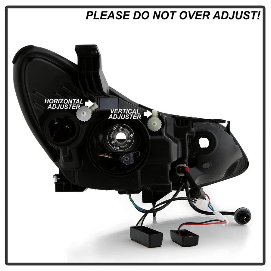 (xTune) 16-19 Chevy Cruze Sedan (Fit Crystal/DRL Projector Style) w/LED DRL Headlight - Low Beam-HB3(Included) ; High Beam-HB3(Included) ; Signal-WY21W(Included) - OE Black