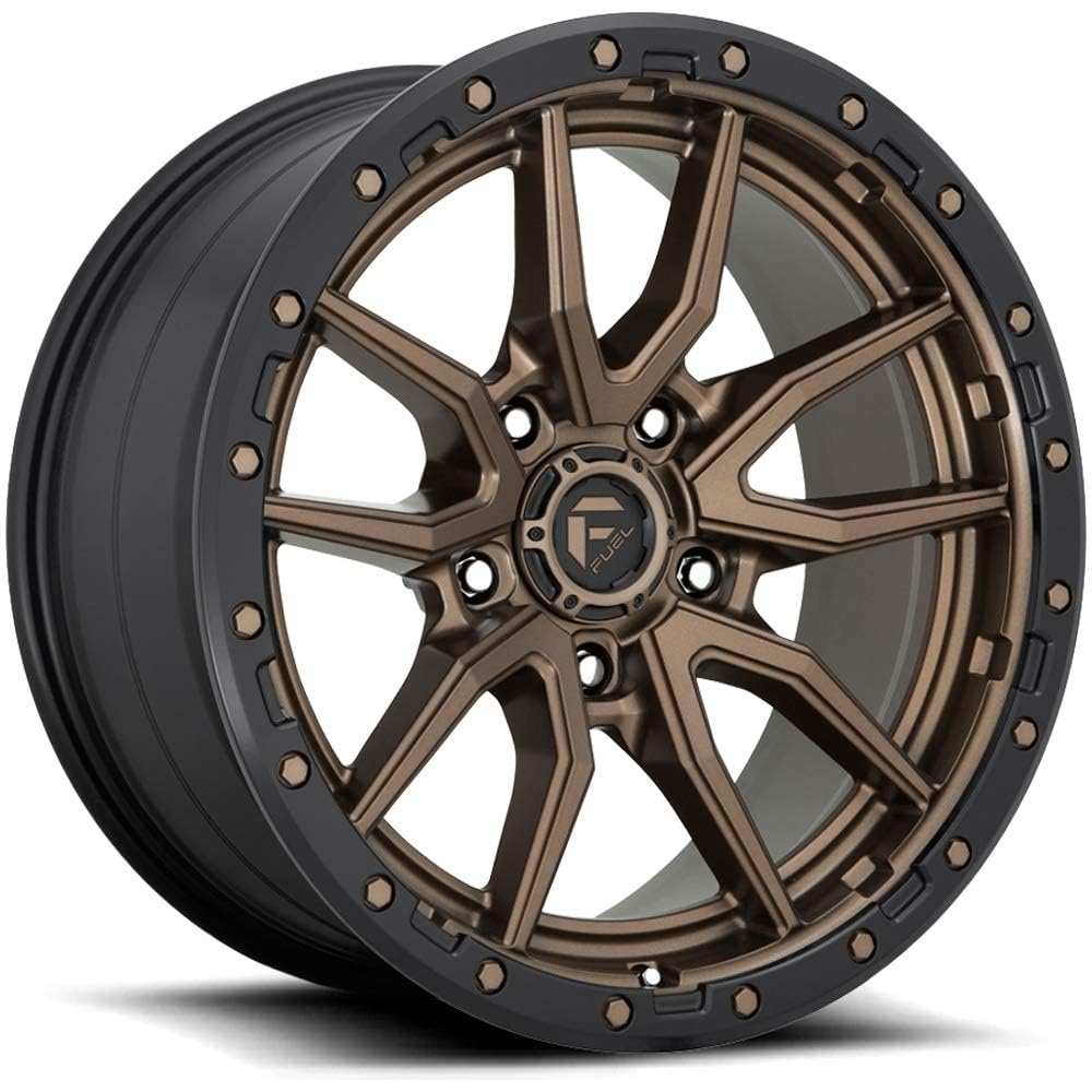 D681 REBEL FUEL OFF-ROAD 18X9, 5X5.5, 5.04, 1mm MATTE BRONZE BLACK BEAD RING - D6811890B450