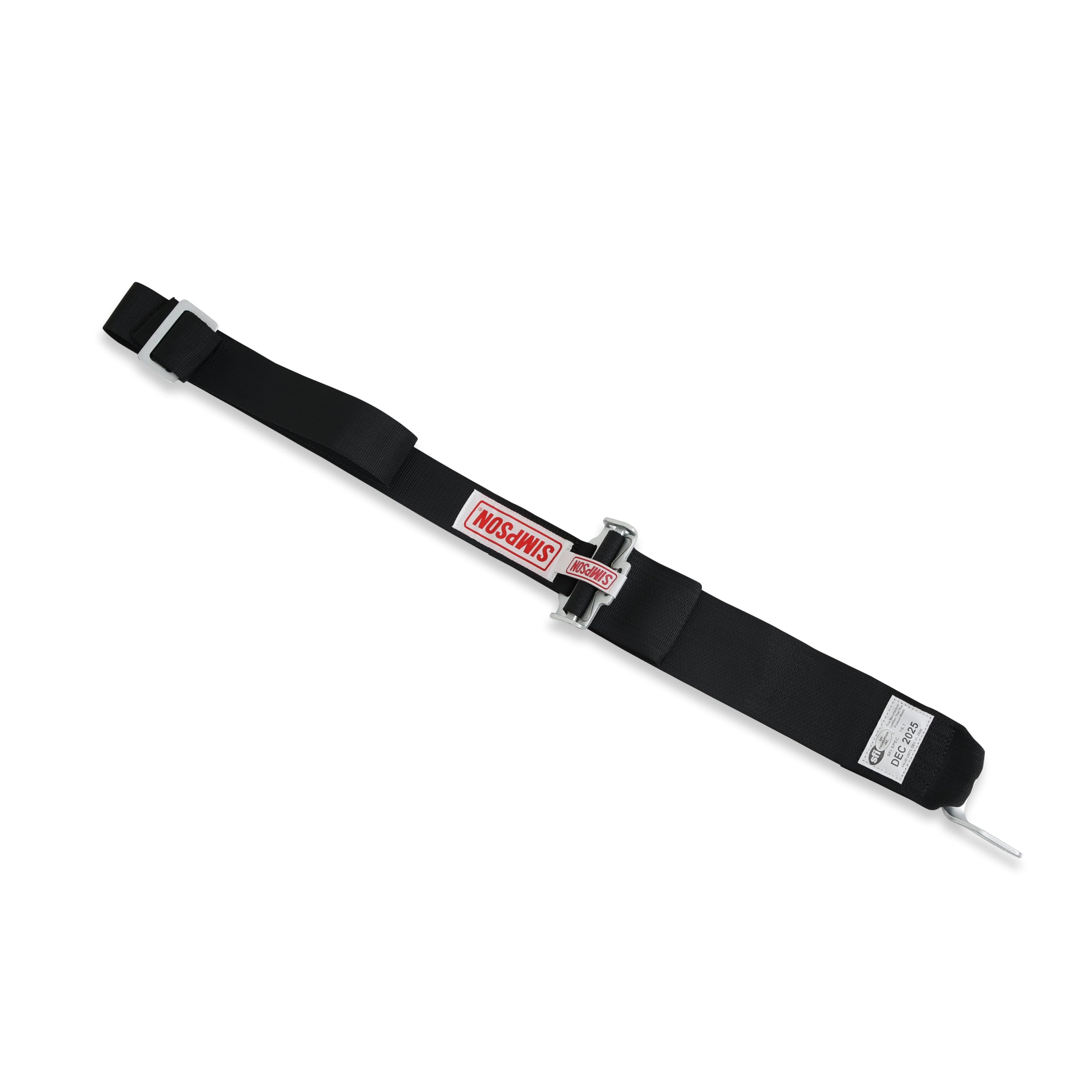 Harness Simpson Racing 29064BKH - Latch & Link - 5 Point - SFI 16.1 - Pull Down - Wrap Around - Roll Bar Mnt - 55 inch L - Black - Each