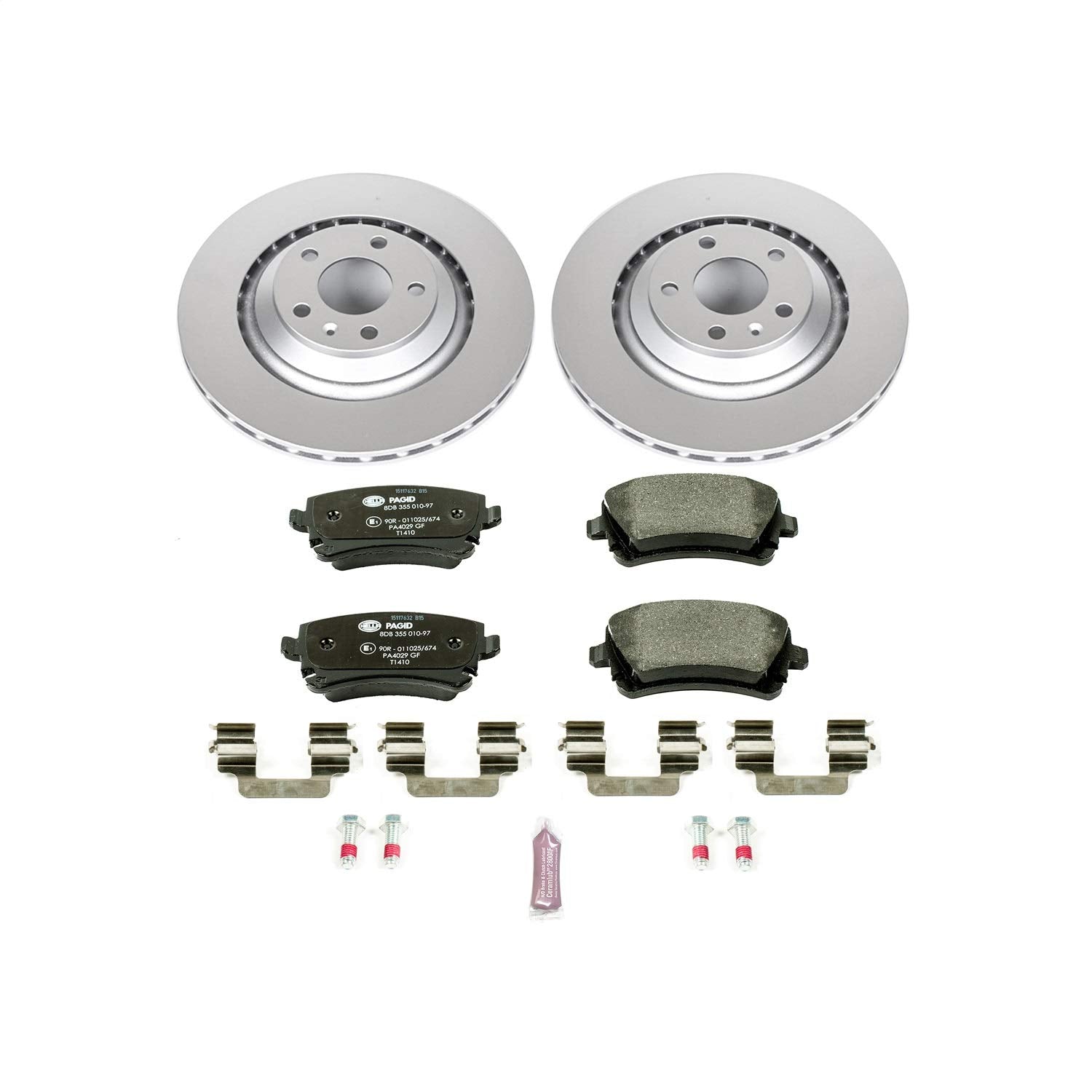 Rear Power Stop ESK4567 Euro-Stop Brake Kit For Audi A6 2006, Audi A6 Quattro 2005-2011 [Model Specific]
