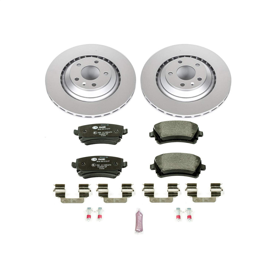Rear Power Stop ESK4567 Euro-Stop Brake Kit For Audi A6 2006, Audi A6 Quattro 2005-2011 [Model Specific]