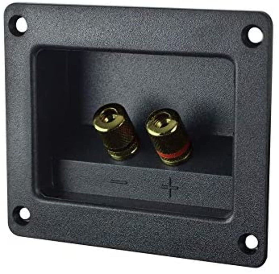 3In Square Install Bay Terminal Cup Binding Post Gold - Each