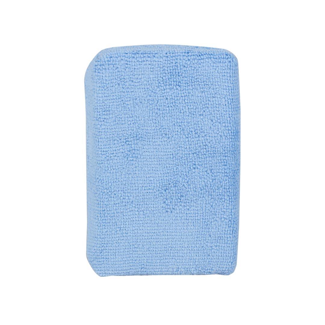 Microfiber Wax Applicator Pads Maxshine 4-Pack | 4.5" Blue, Soft Microfiber, Ergonomic Foam Core | Scratch-Free, Stitched Edge, Durable Reusable Car Wax Application