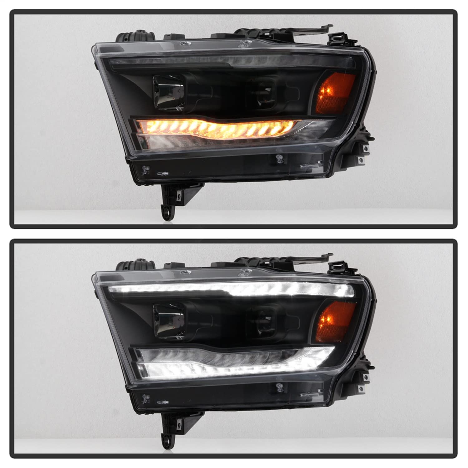 Projector Headlight Spyder - (PRO-YD-DR19HALSI-SEQ-BK)