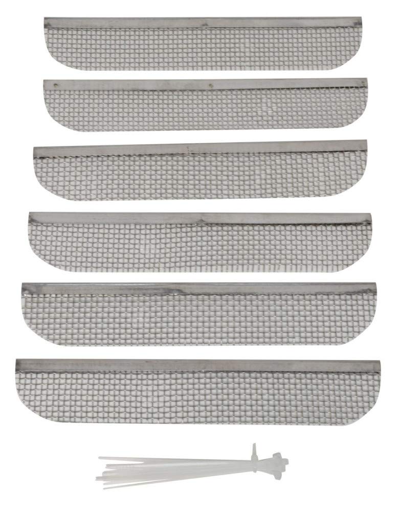 Valterra A10-1313VP Bug Screen (For RV Fridge Vents, RV, 1.5" X 8.1", 6 Pack),1 Pack