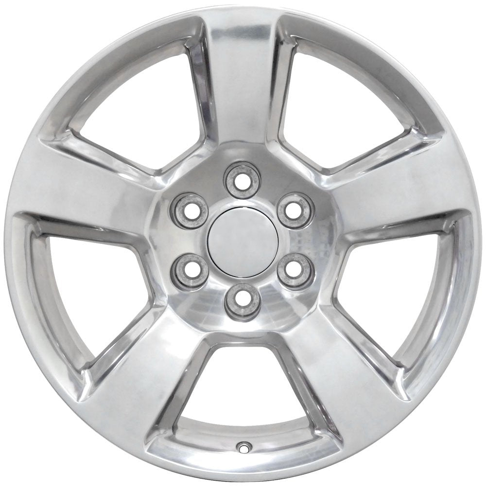 CV76 OE Wheels 20" Replica Wheel CV76 Fits Chevrolet Tahoe Rim 20x9 Polished Wheel