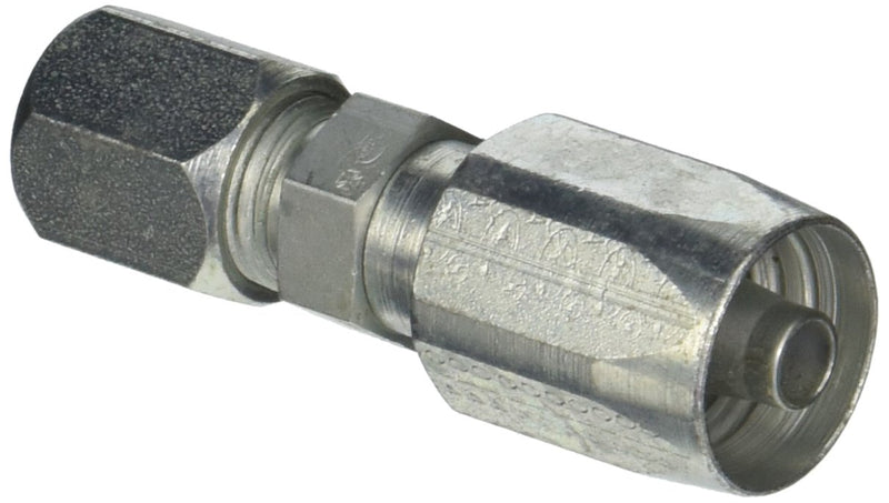 6C5-6RMFA Gates Field Attachable for C5C, C5D and C5M Hose, SAE Male Flareless Assembly, Steel, 5/16" ID