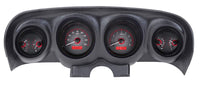 Dakota Digital VHX-69F-MUS-C-R Analog Dash Gauge System Compatible with 1969-70 Ford Mustang Carbon Fiber Red Backlighting