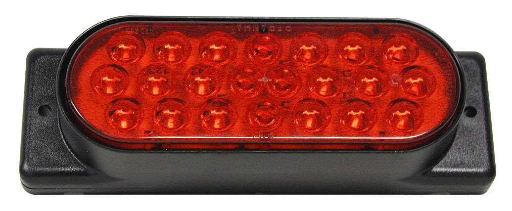 Piranha Oval LED Auxiliary Strobe Light Peterson Manufacturing 423HSR-2