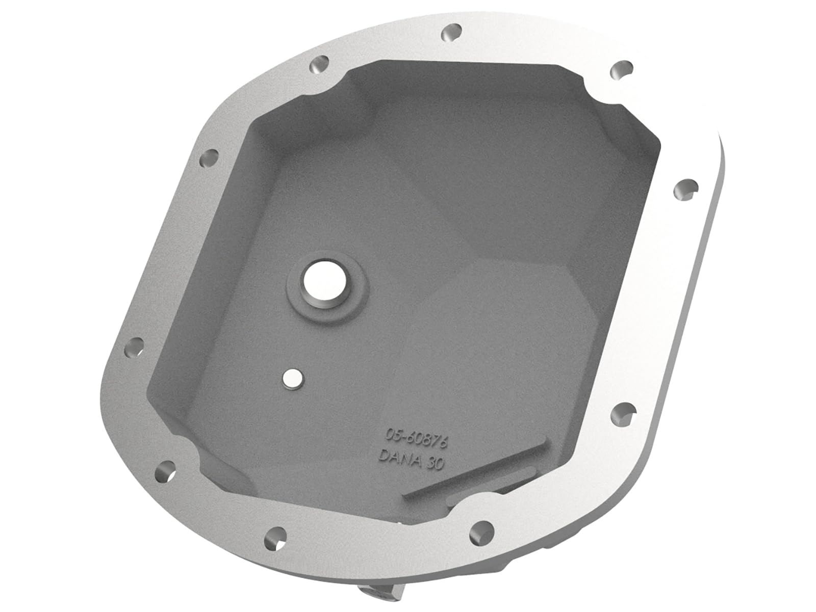 aFe POWER Front Differential Cover Street Series Raw w/Machined Fins - #46-71130A - Jeep Wrangler (TJ/JK) 97-18