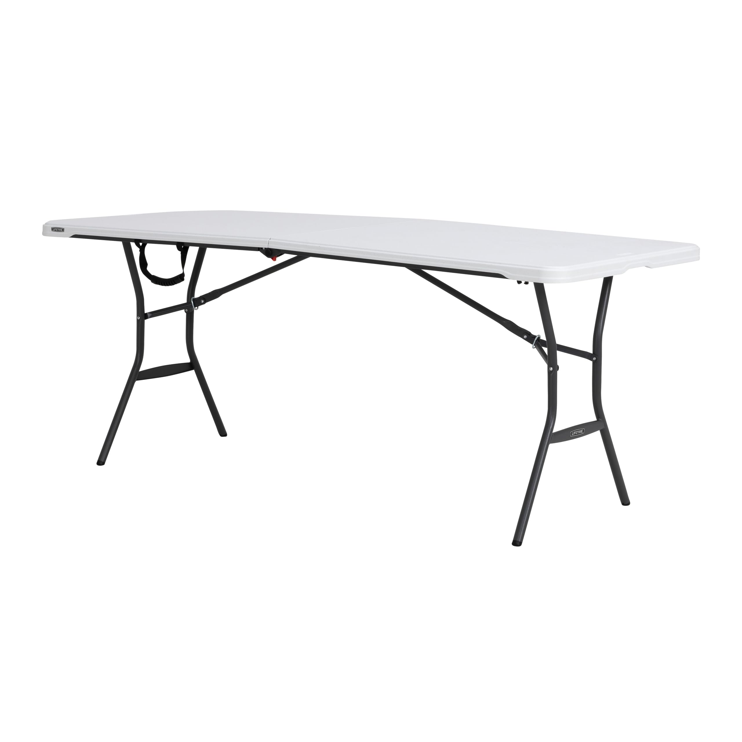 6-Foot Lifetime Fold in Half Table, Light Commercial, White Granite