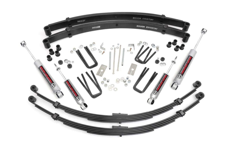 3" Rough Country Lift Kit w/N3 Shocks for 1979-1983 Toyota Truck 4WD - 71030