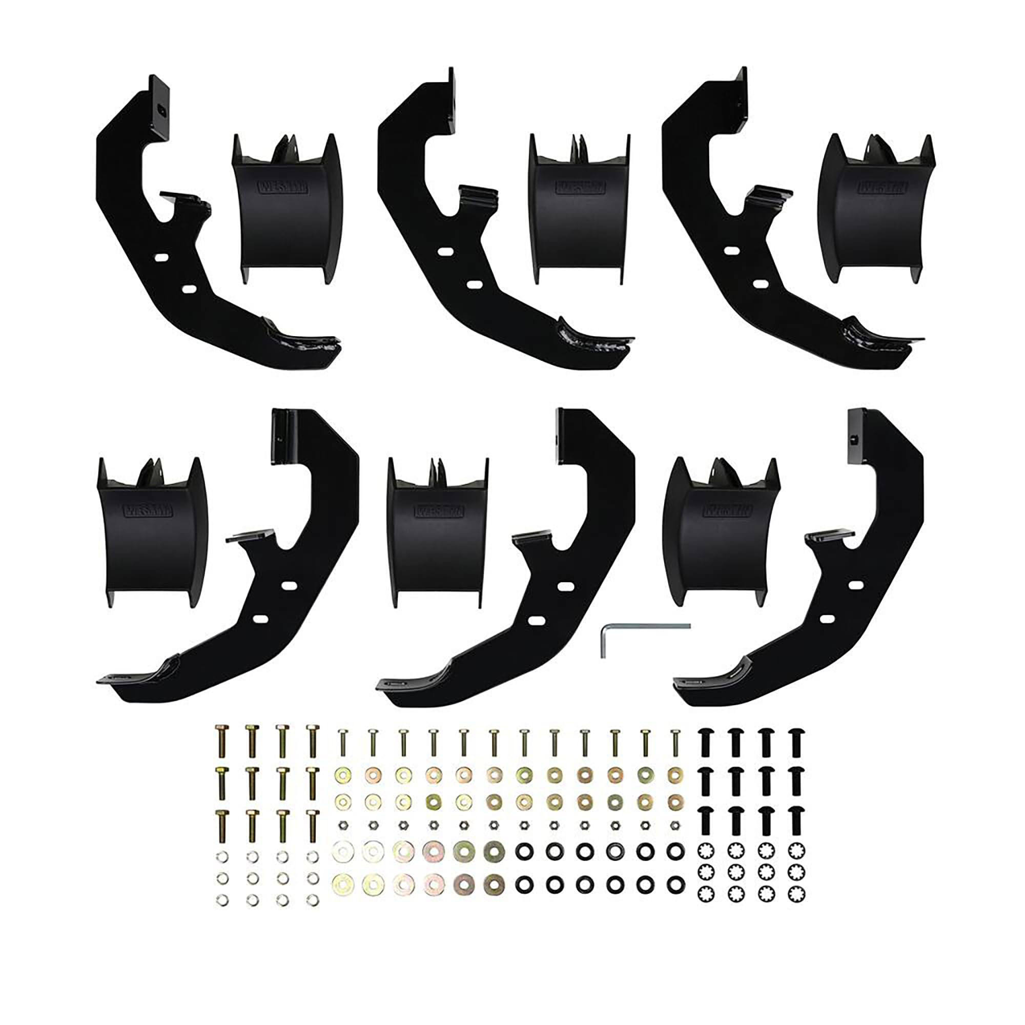 PRO TRAXX 5 Oval Nerf Bars Westin fits 2019-2025 Silverado Sierra 1500 2020-2025 Silverado Sierra 2500 3500 Double Cab (Exc 2019 Silverado LD/Sierra 1500 Limited) Black Pair