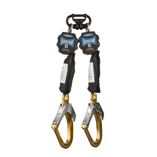 6-Foot Bantam Web Self-Retracting Lifeline W/Aluminum Rebar, Werner 1per Pack