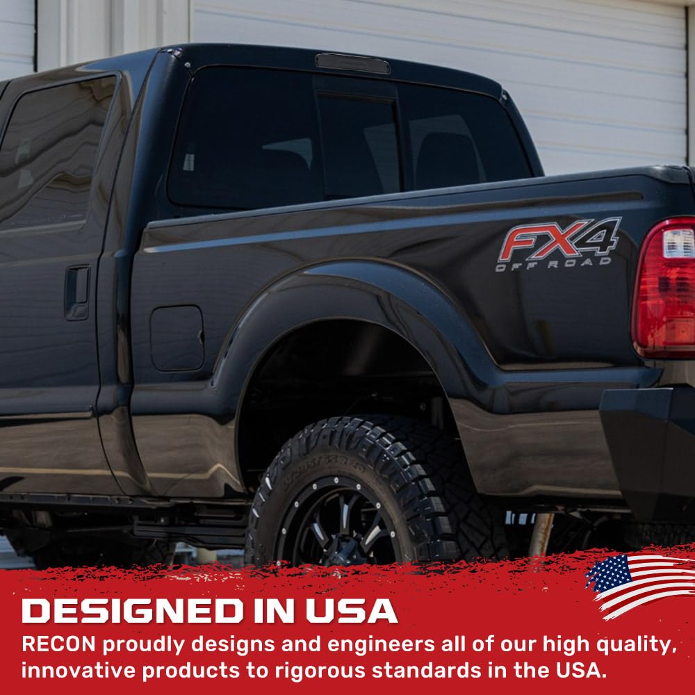 RECON - 3rd Brake Light Fits Super Duty 99-16 with Ultra High Power Scanning Red CREE XML LEDs - with Smoked Lens