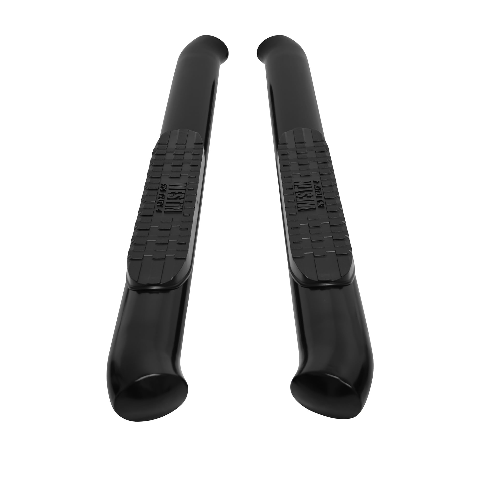 Westin PRO TRAXX 4 Oval Nerf Bars fits 2019-2025 Silverado Sierra 1500 2020-2025 Standard Cab 2500 3500 Black Pair