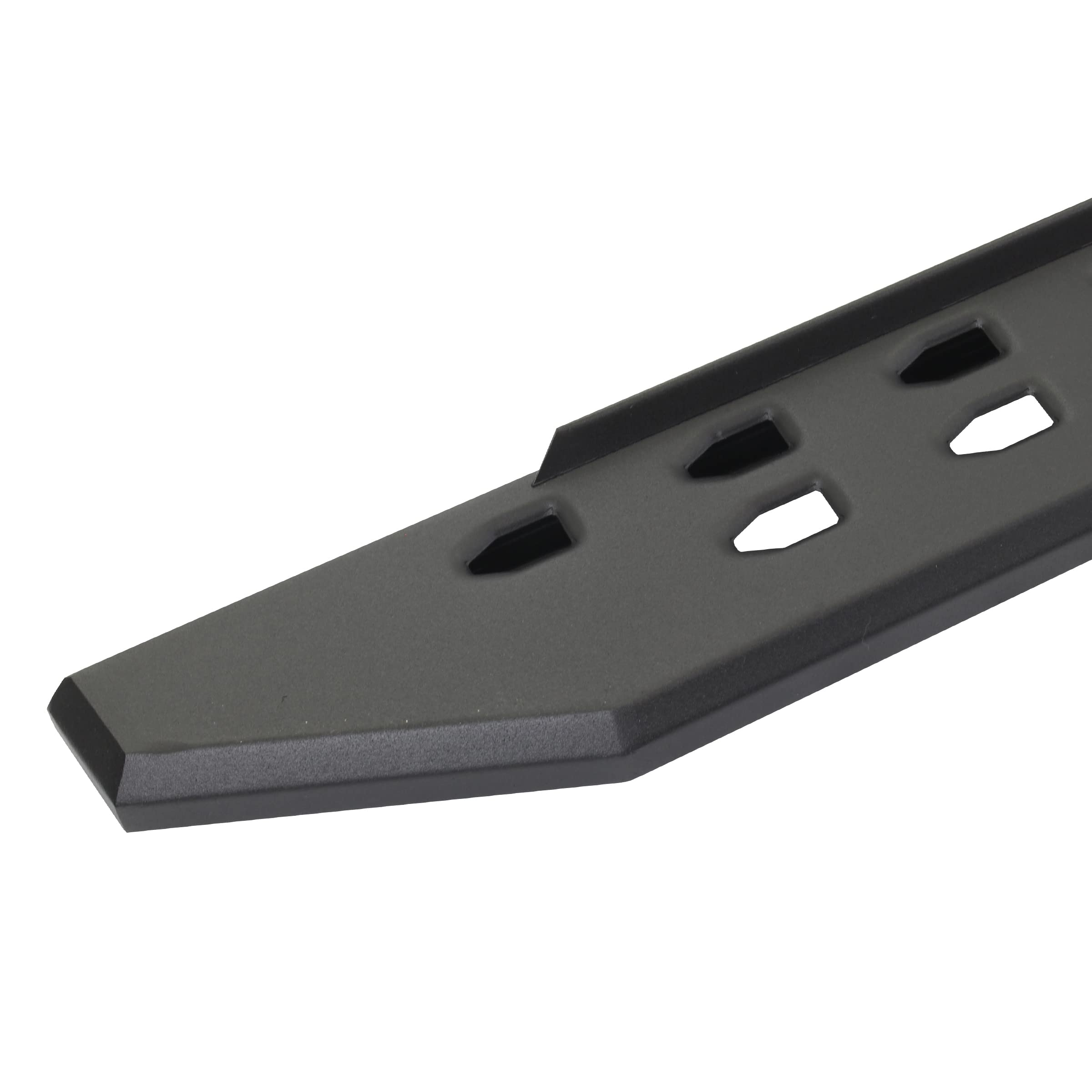 RB20 Slim Running Boards Go Rhino | 73", Galvanized Steel, Textured Black | 69400073SPC