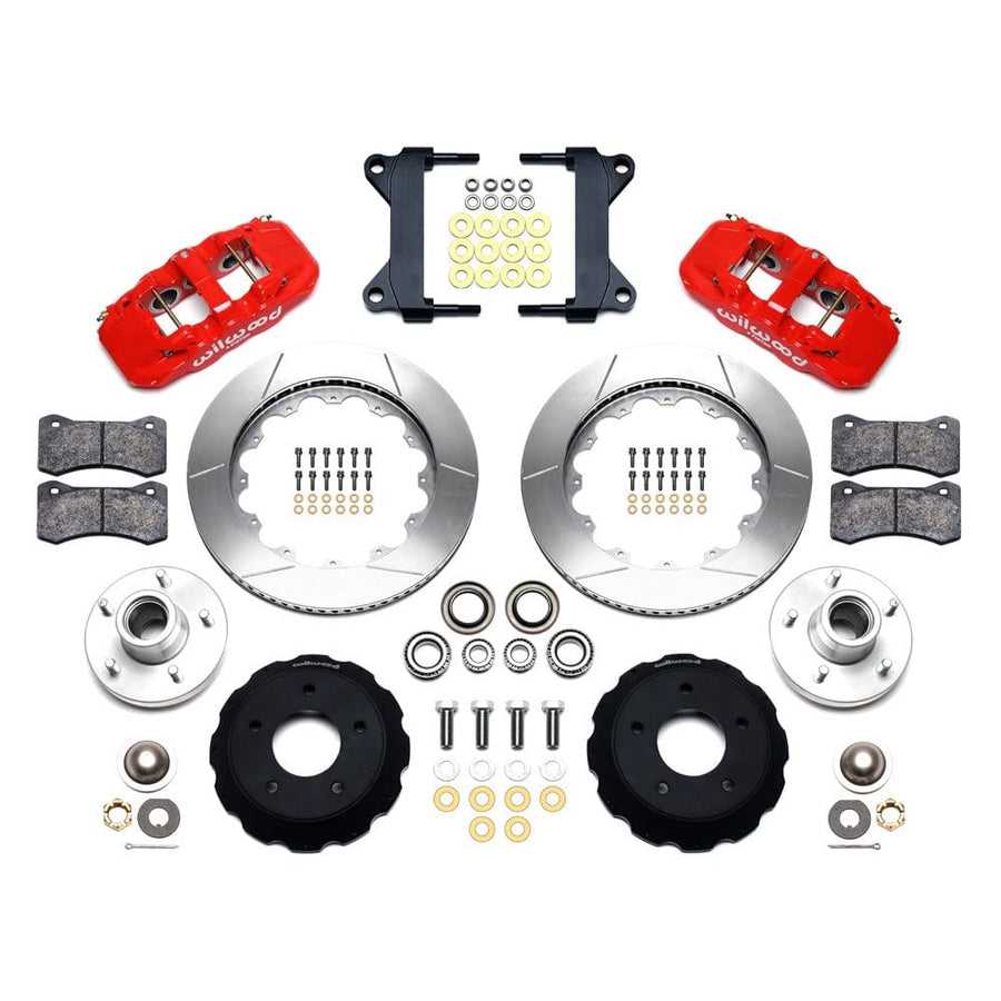 14.00-Red AERO6 Front Hub Kit