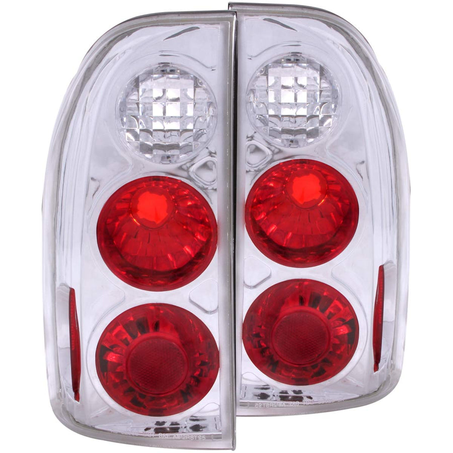 Suzuki Grand Vitara Anzo USA 211135 Chrome Tail Light Assembly - (Sold in Pairs)