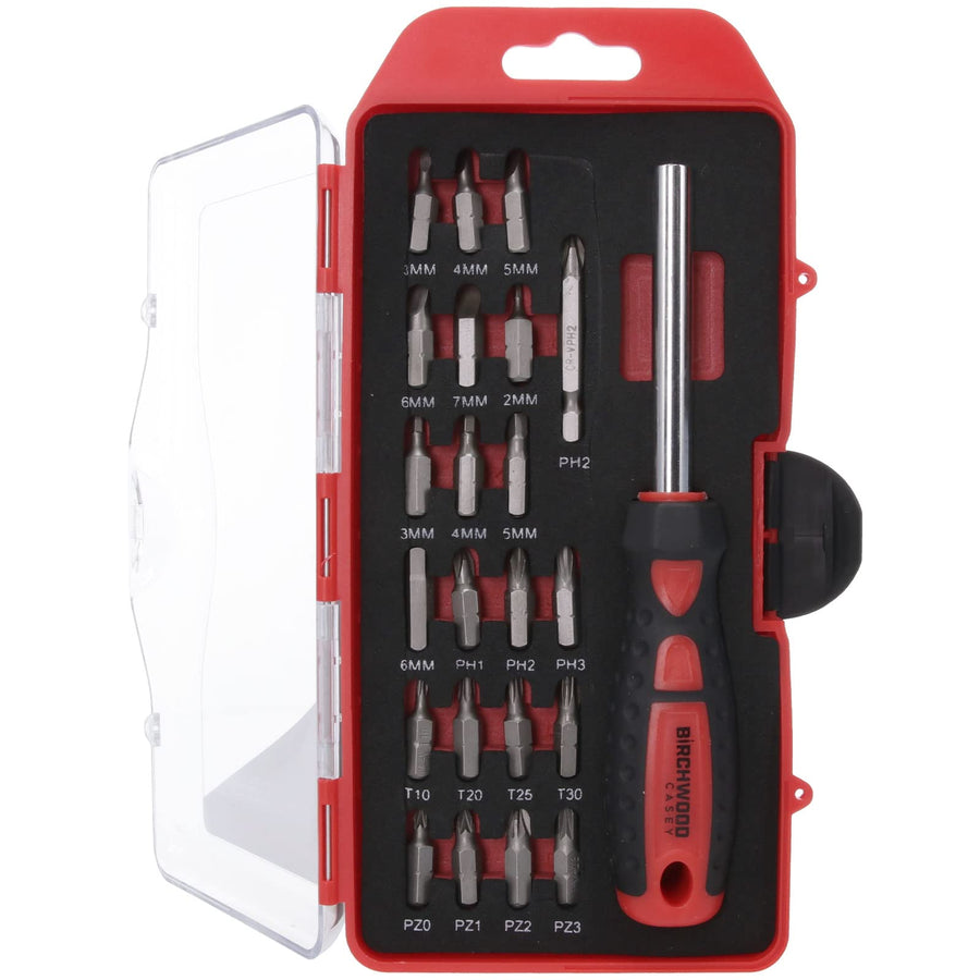 Basic Screwdriver Kit BIRCHWOOD CASEY | Durable Versatile Gunsmithing Wrench 22 Piece Set | Case Included