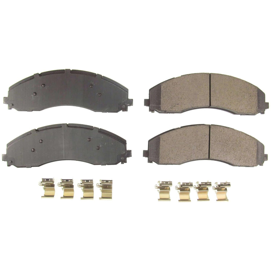 Power Stop Front Z17 Evolution Ceramic Brake Pads with 17-2018 Hardware