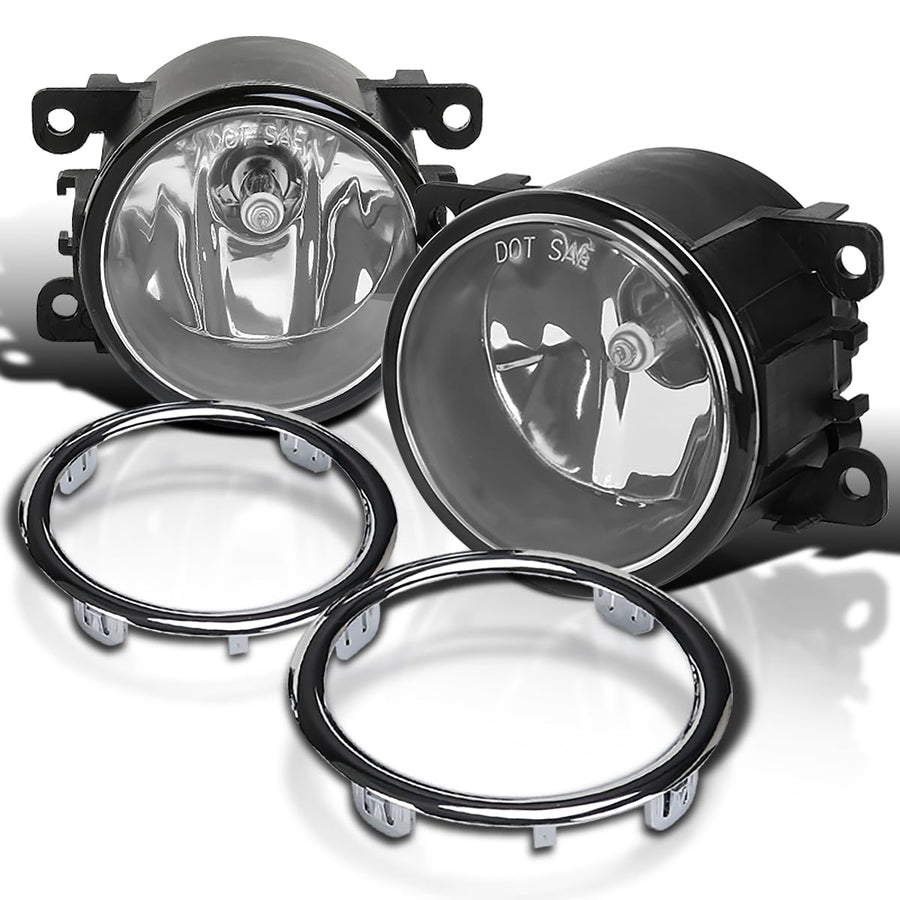 Fog Lights SPEC-D TUNING + H11 Bulbs + Switch Compatible with 2012-2015 Honda Pilot, Left + Right Pair Assembly