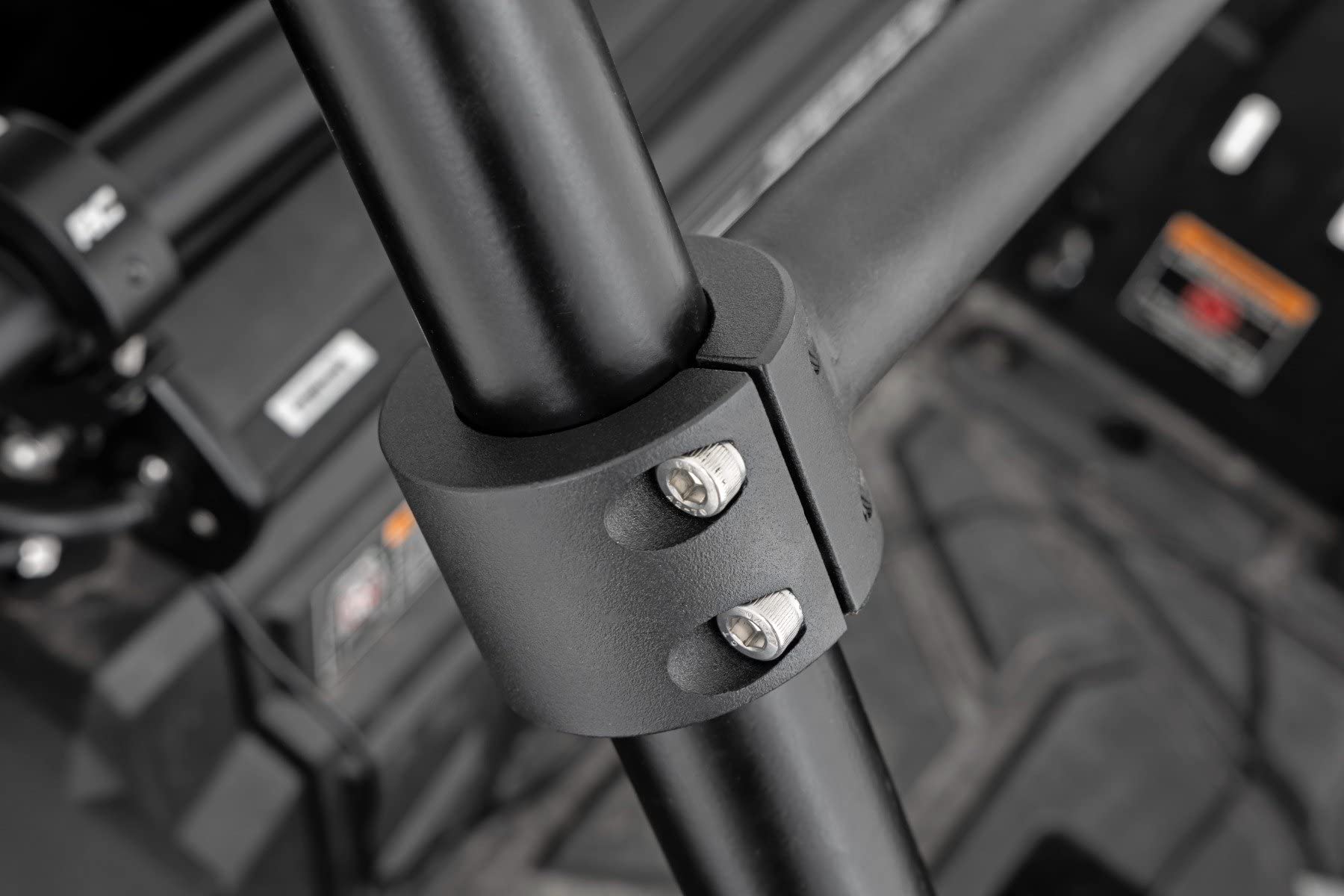 Rough Country Spare Tire Carrier for RZR Polaris XP/XP-4/XP-1000 (2014-2023) - Fits Up to 30" Tire, 4x156 Bolt Pattern