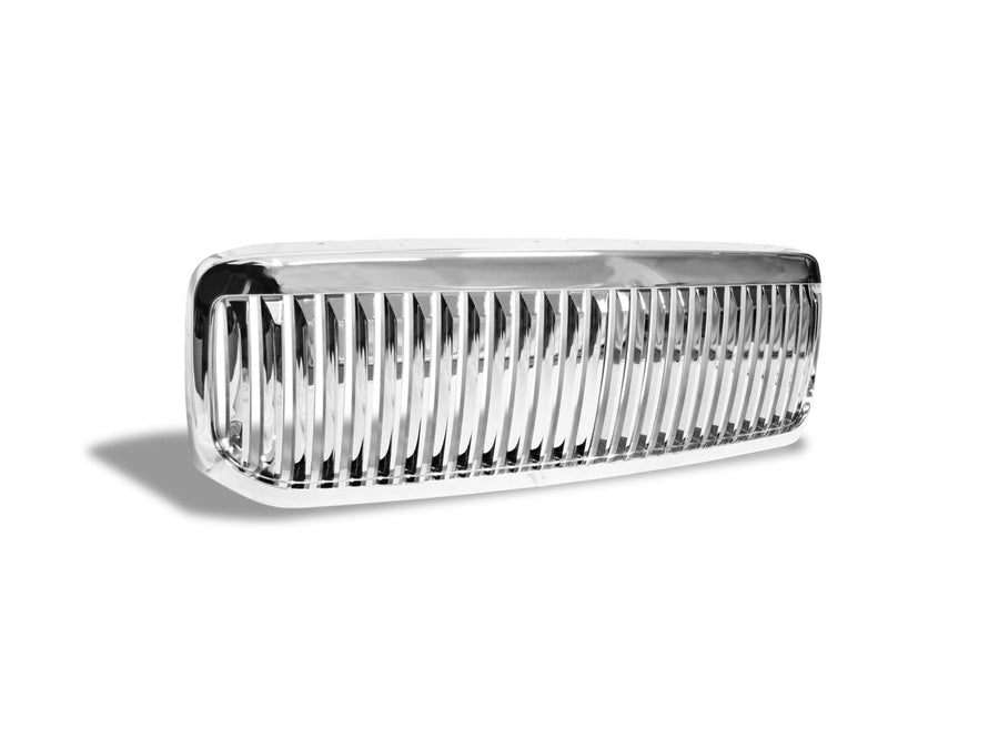 7148000 Armordillo USA Vertical Front Hood Grille - Chrome Fits 2000-2004 Ford Excursion
