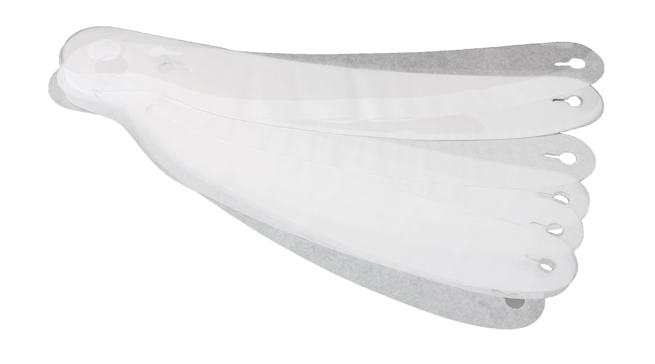 RaceQuip® Helmet Shield Tear Offs 203213RQP 3 mm Clear Plastic - Set of 20