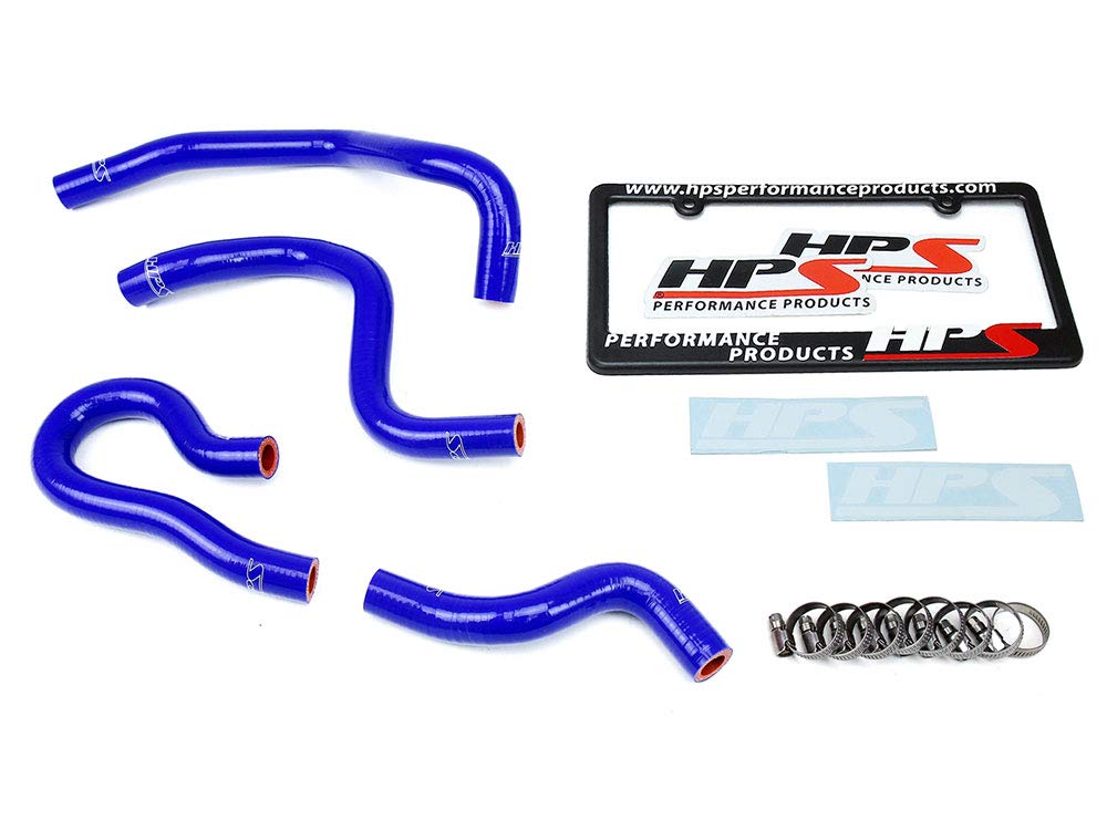 Blue HPS 57-1769-BLUE Silicone Heater Hose Kit Coolant