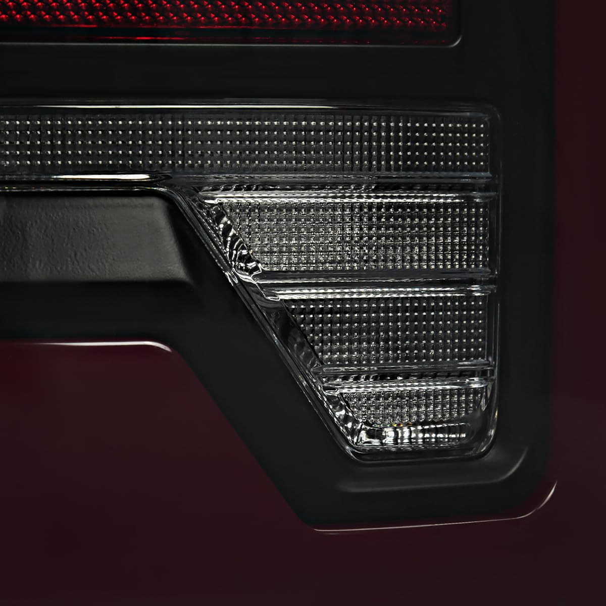 Black Smoke Tail Lights w/Red LED SPEC-D TUNING Compatible with 2002-2006 Dodge Ram 1500/2500 / 3500, Left + Right Pair Assembly