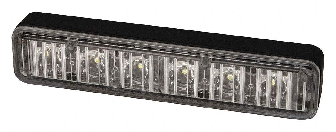 ECCO 6 High-Intensity LED Directional Clear 0.9 amps 12V 24V Multi-Mount Waterproof Warning Light Construction Caution Lights for Truck off Road car Commercial Vehicles, 5 Year Warranty