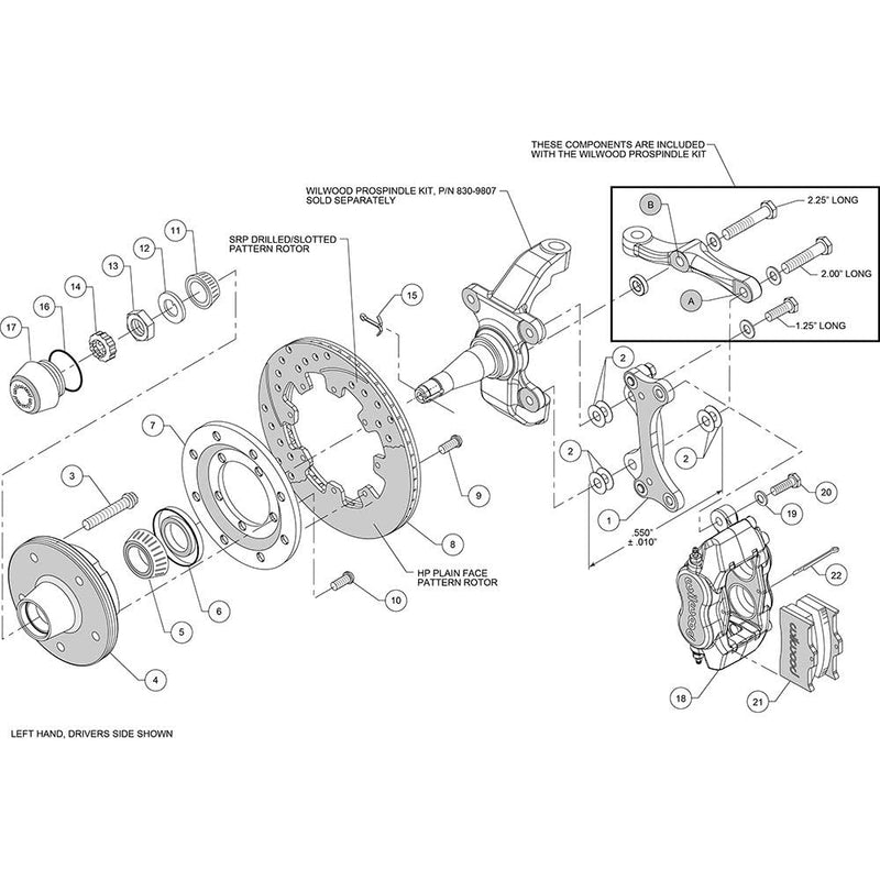 12.19" FDLI Front Kit