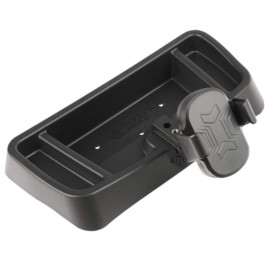 Multi-Mount Rugged Ridge Charging Phone Kit for Jeep Wrangler TJ | Thermoplastic Olefin (TPO), Black | 13551.32 | Fits 1997-2006 Jeep Wrangler TJ