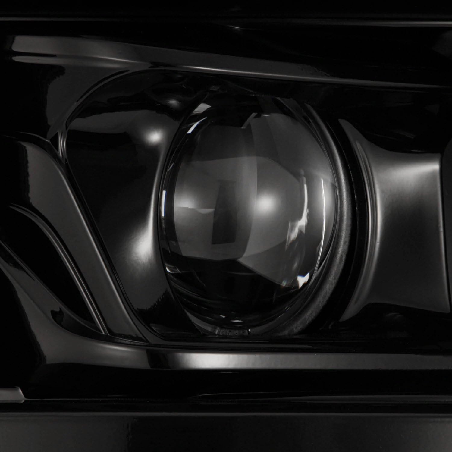 21-22 Ford F150 AlphaRex Luxx-Series Projector Headlights Alpha-Black w/Activ Light/Seq Signal