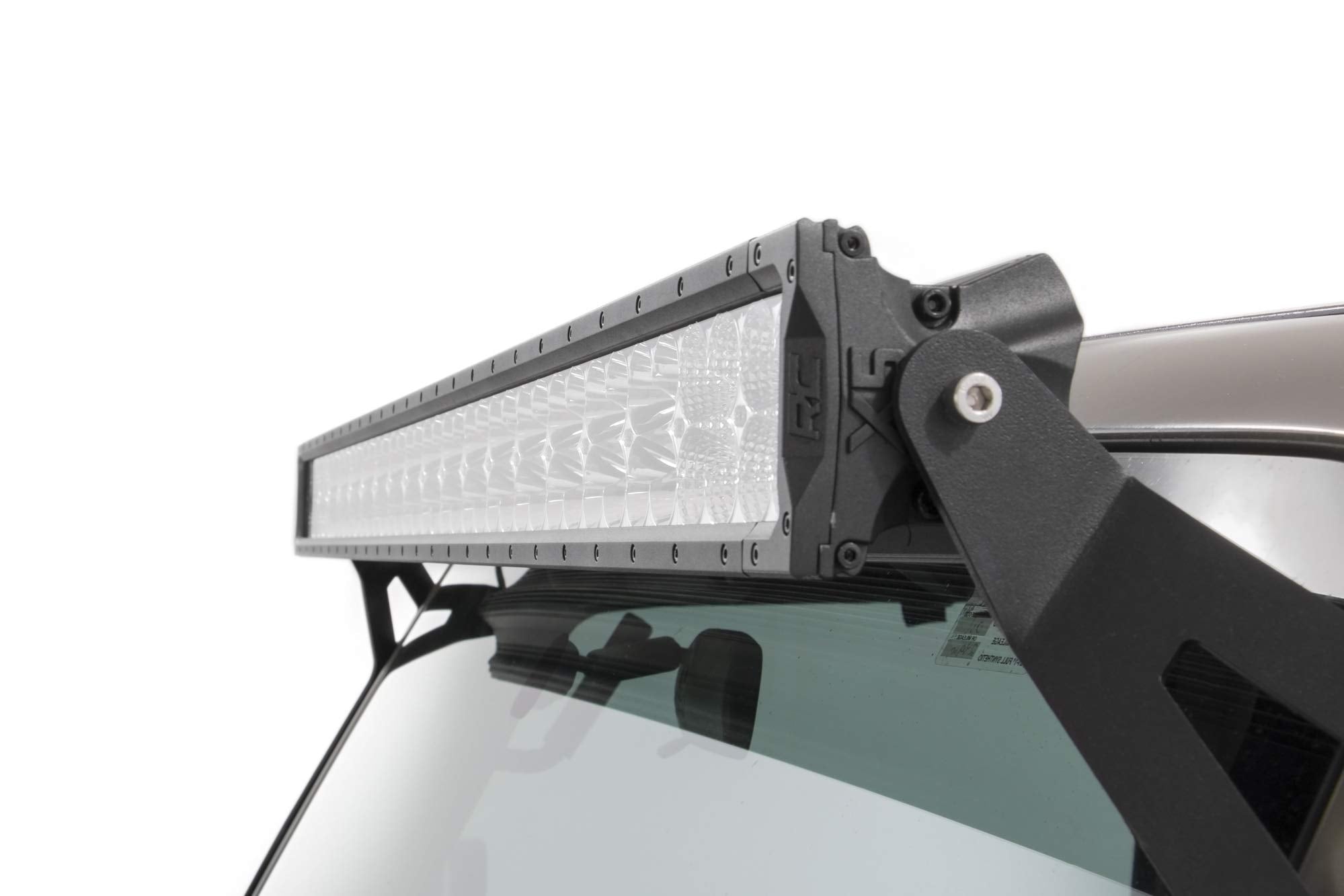 50" Rough Country LED Upper Windshield Mounts for 07-18 Jeep Wrangler JK - 70504