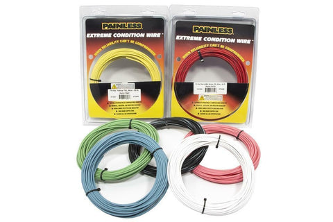18G PAINLESS WRG Purple Wire W/BK 50'