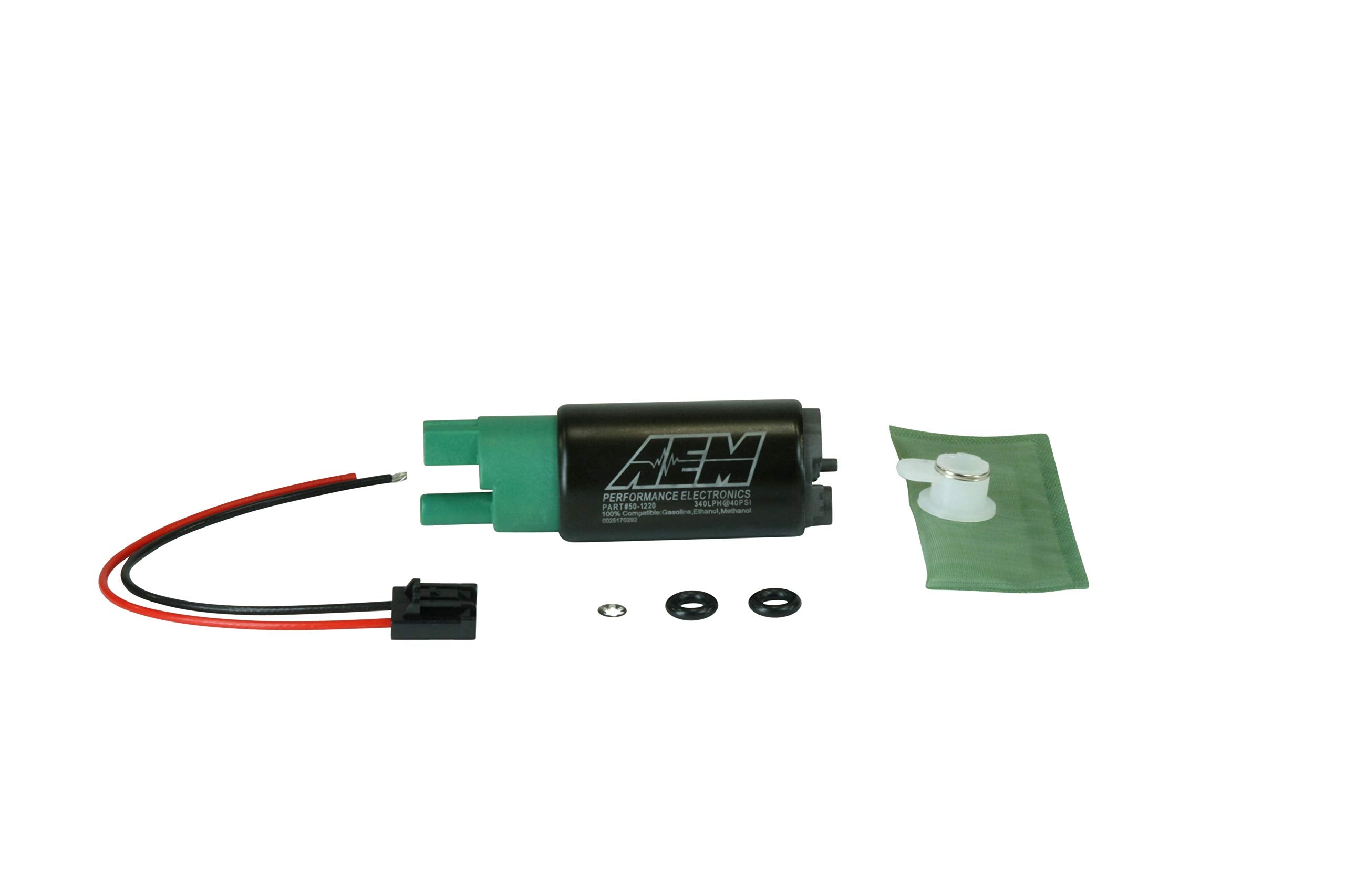 E85-Compatible AEM 50-1220 High Flow In-Tank Fuel Pump (340lph)