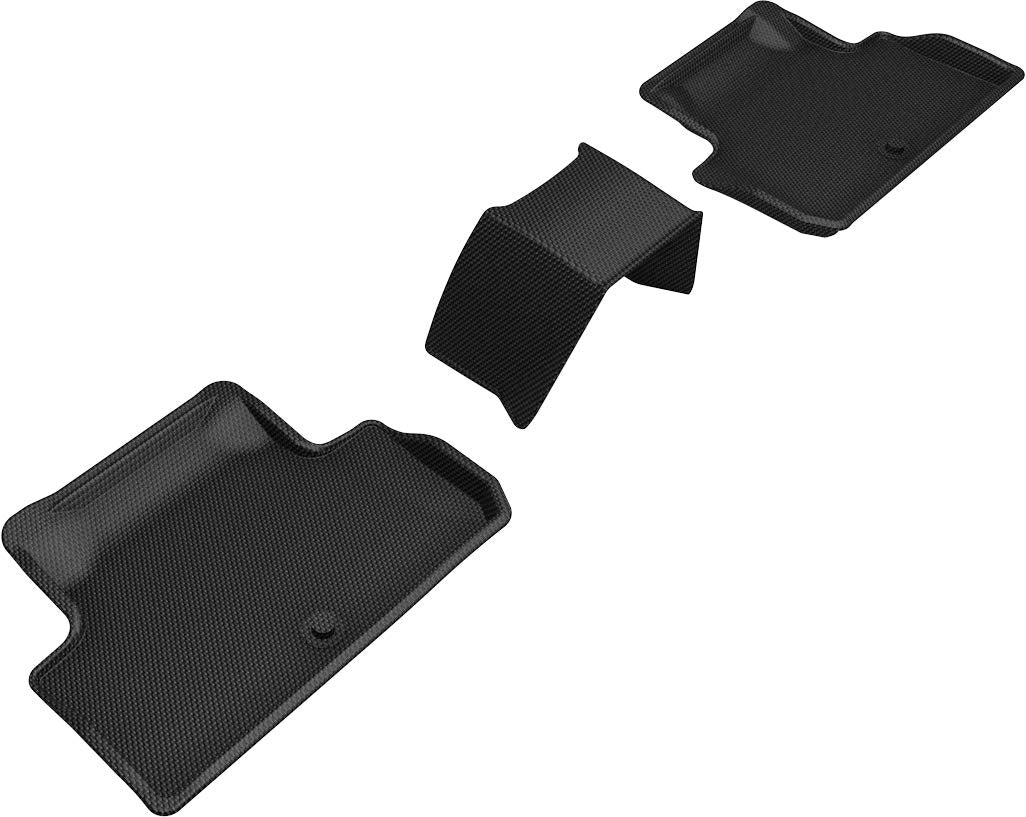 Kagu 3D MAXpider Custom Fit Floor Mat (Black) Compatible with Genesis G70 2019-2026 - Second Row