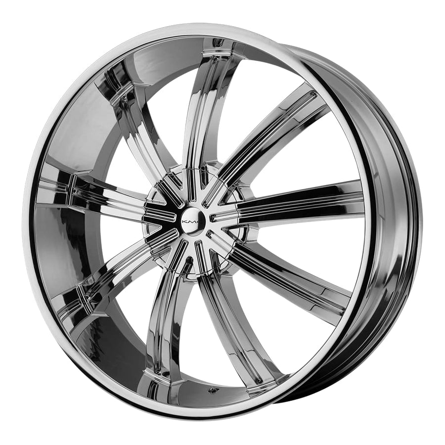 KM672 24X9.5 KMC Wheels 5X150 CHROME 35MM - KM67224958235
