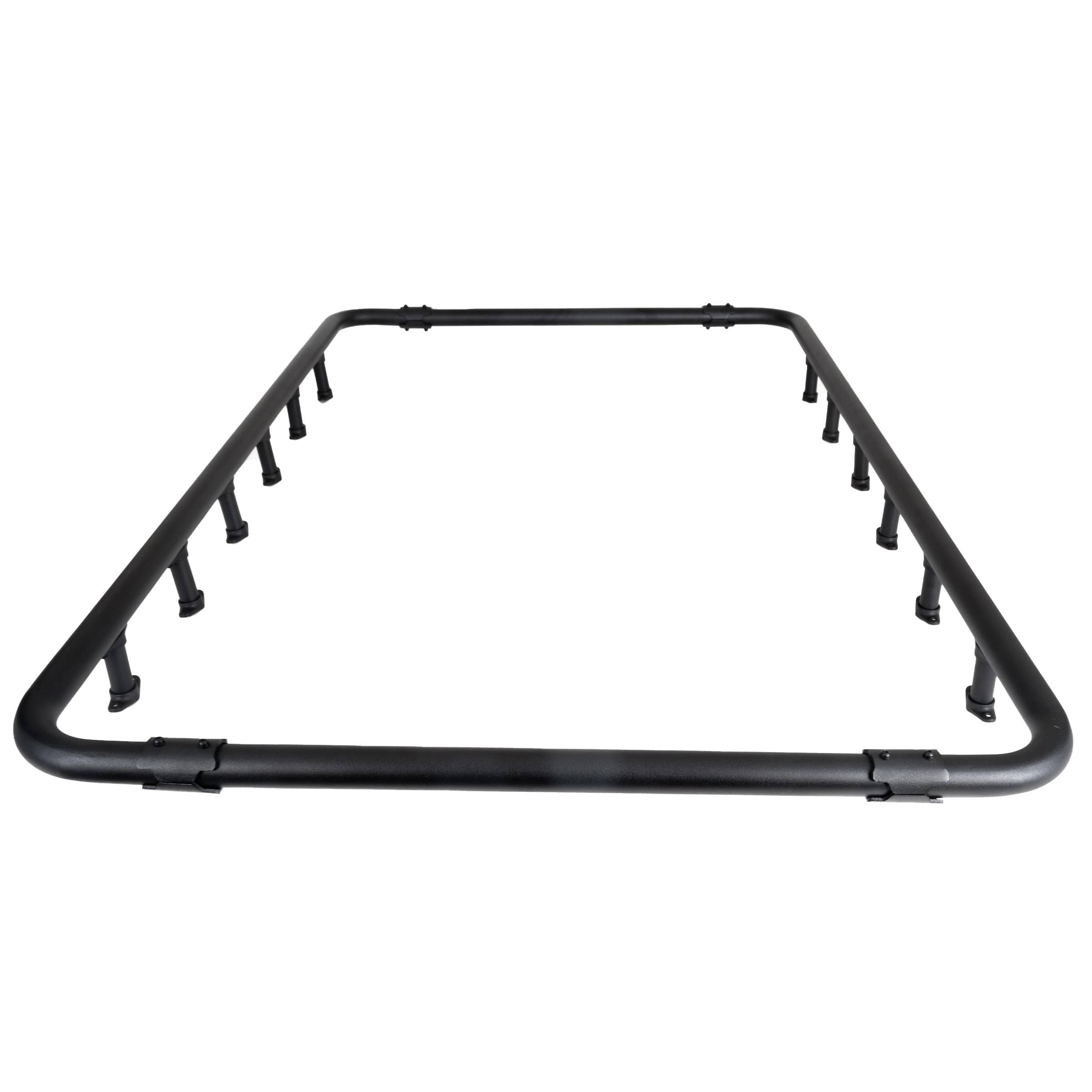 Go Rhino Quad-Rail Kit SRM500 | Aluminum, Textured Black | 5935073T | Fits Go Rhino 75" SRM500 Roof Racks