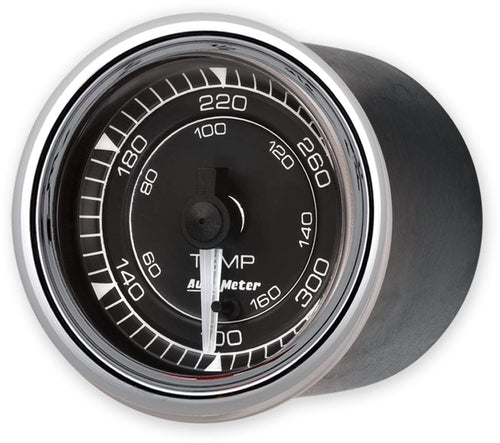 Auto Meter Oil Temp Gauge 9748, 140-300 °F, Chrono Chrome